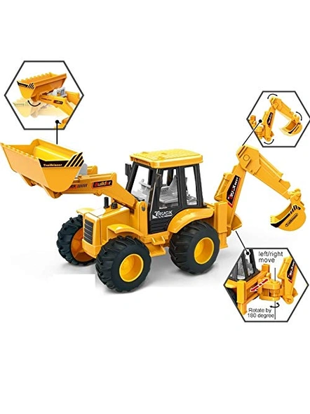 2 in 1 Friction Powered Construction Road Excavator Truck Toy for Kids G251-3