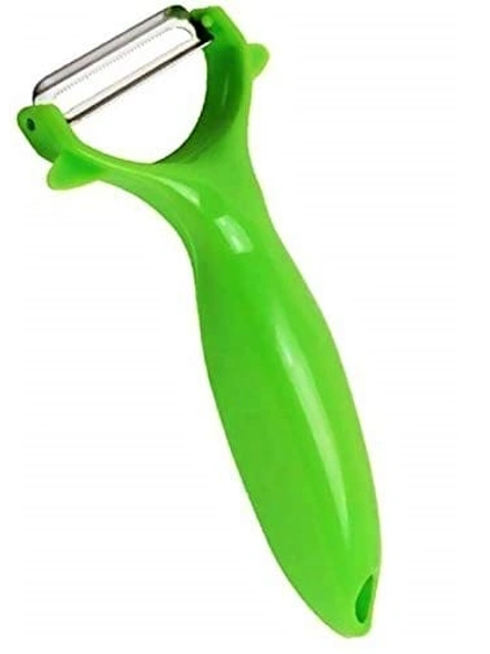 Home Multipurpose Y Shape Peeler with The high-quality stainless steel blade and the anti-slip handle makes it easy to use and durable. Y Shaped Peeler (Green Pack of 2) G255A-4