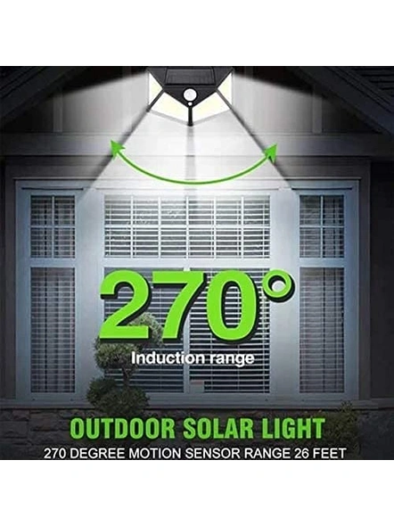 Solar Lights for Garden 100 LED Motion Sensor Security Lamp for Home and Garden,Outdoors | Bright Solar Wireless Security Motion Sensor 100 Led Night Light G265-1
