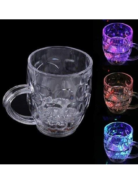 Plastic Mug Color Changing Cup with LED Light Magic Mug Multicolored, 250 ml 1 unit G271-1