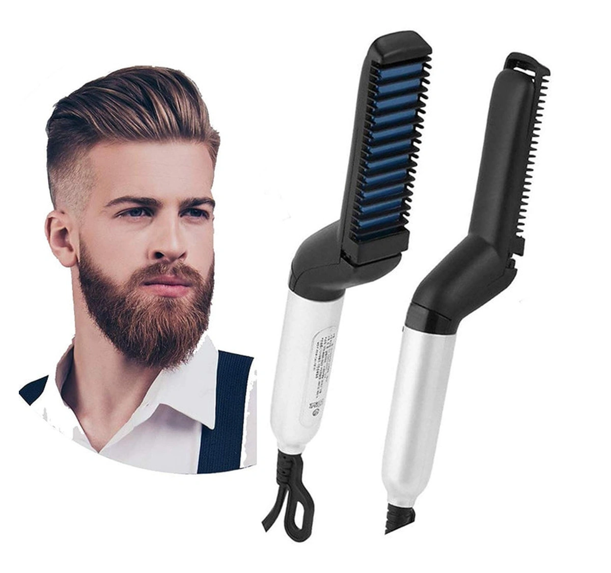 Buy Mens Electric Hair Straightener kit Brush, Quick Beard Straightner  Massage Comb, Hair Straightener G273 | Sehgall