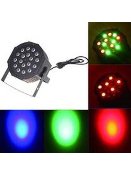 18 x 2 W LED RGB 4 colors in 1 Stage Lighting DMX-512 Stage Light for Disco Party DJ Club (FLAT) Single Disco Ball (Ball Diameter: 17 cm) Single Disco Ball (Ball Diameter: 18 cm) G277-3