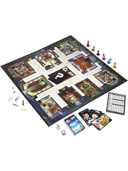 The Classic Cluedo Mystery Friends and Family Entertainment Board Game | for 3 to 6 Players (Cluedo) | Lockdown Games | G285-1