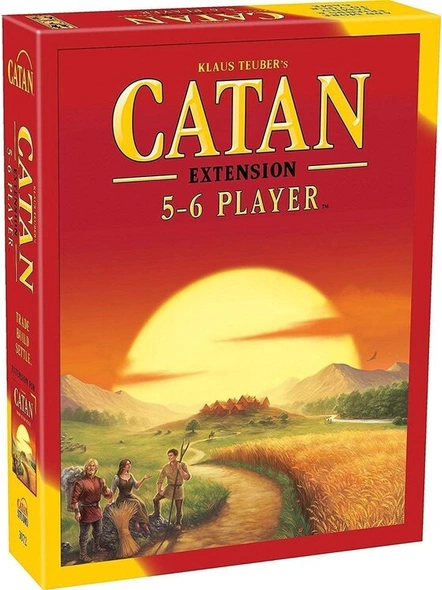Catan Extension 5-6 Player Extension, Board Game, Card Game for Family, Friends, Kids, Children G290-1