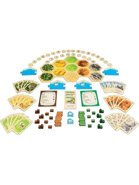 Catan Extension 5-6 Player Extension, Board Game, Card Game for Family, Friends, Kids, Children G290-4
