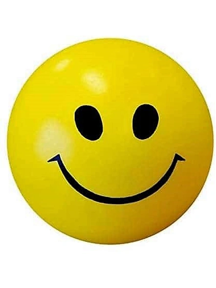 Happy Smile Funny Cute Face Anti Stress Slow Rising Squeeze Ball Kids Vent Toy Gift Stress Reliever Smiley Ball, Set of 12 G299-G299