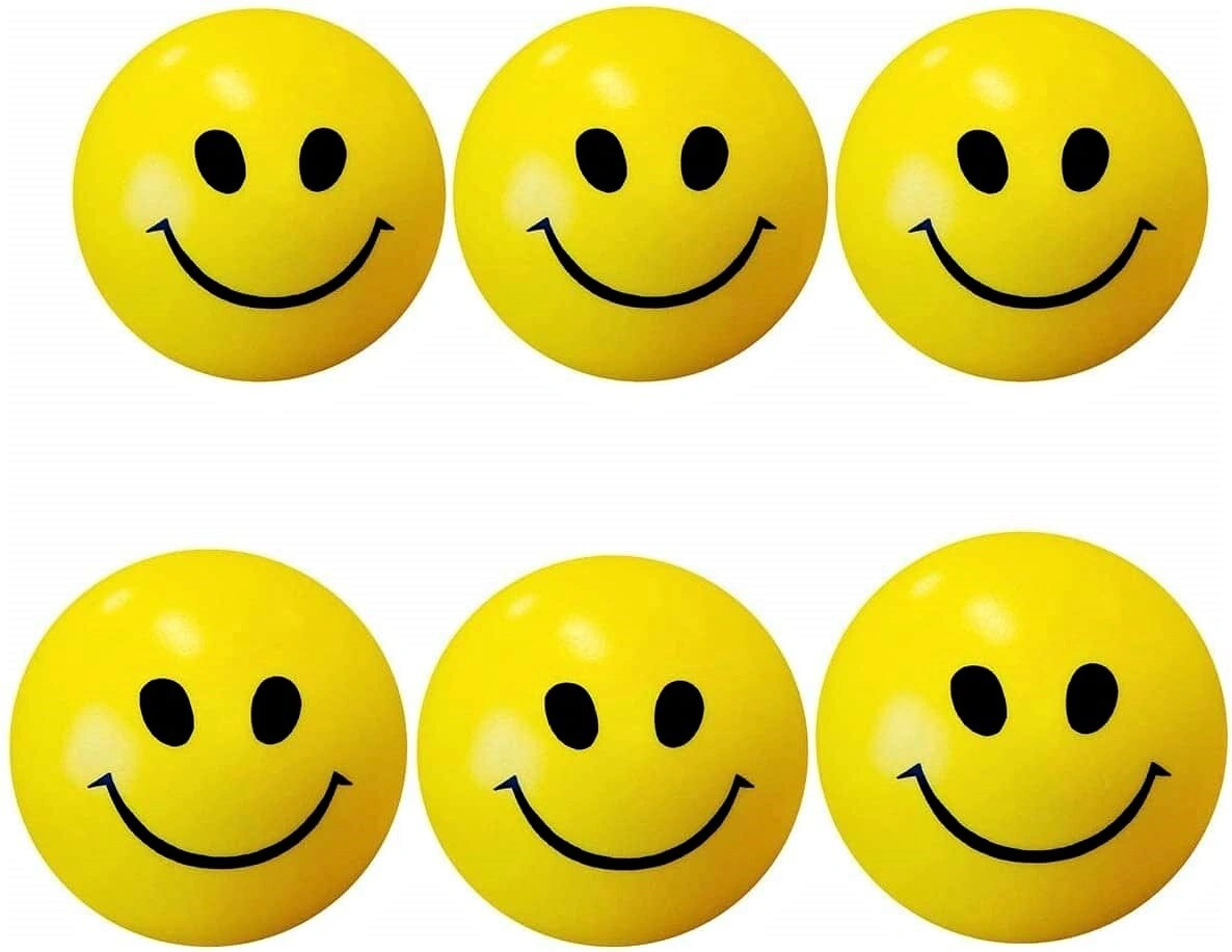 Buy Happy Smile Face ball Anti Stress Squeeze Ball Kids at Sehgall