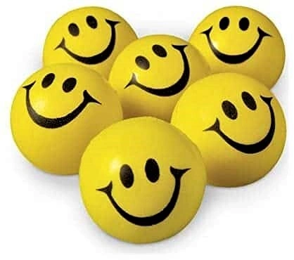 Buy Happy Smile Face ball Anti Stress Squeeze Ball Kids at Sehgall