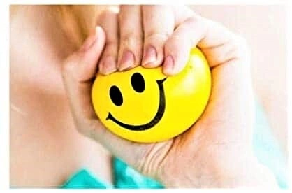 Buy Happy Smile Face ball Anti Stress Squeeze Ball Kids at Sehgall