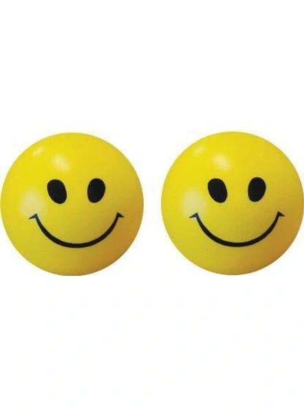 Smiley Soft Balls for Kids Set of 6 Balls - Yellow G300-3
