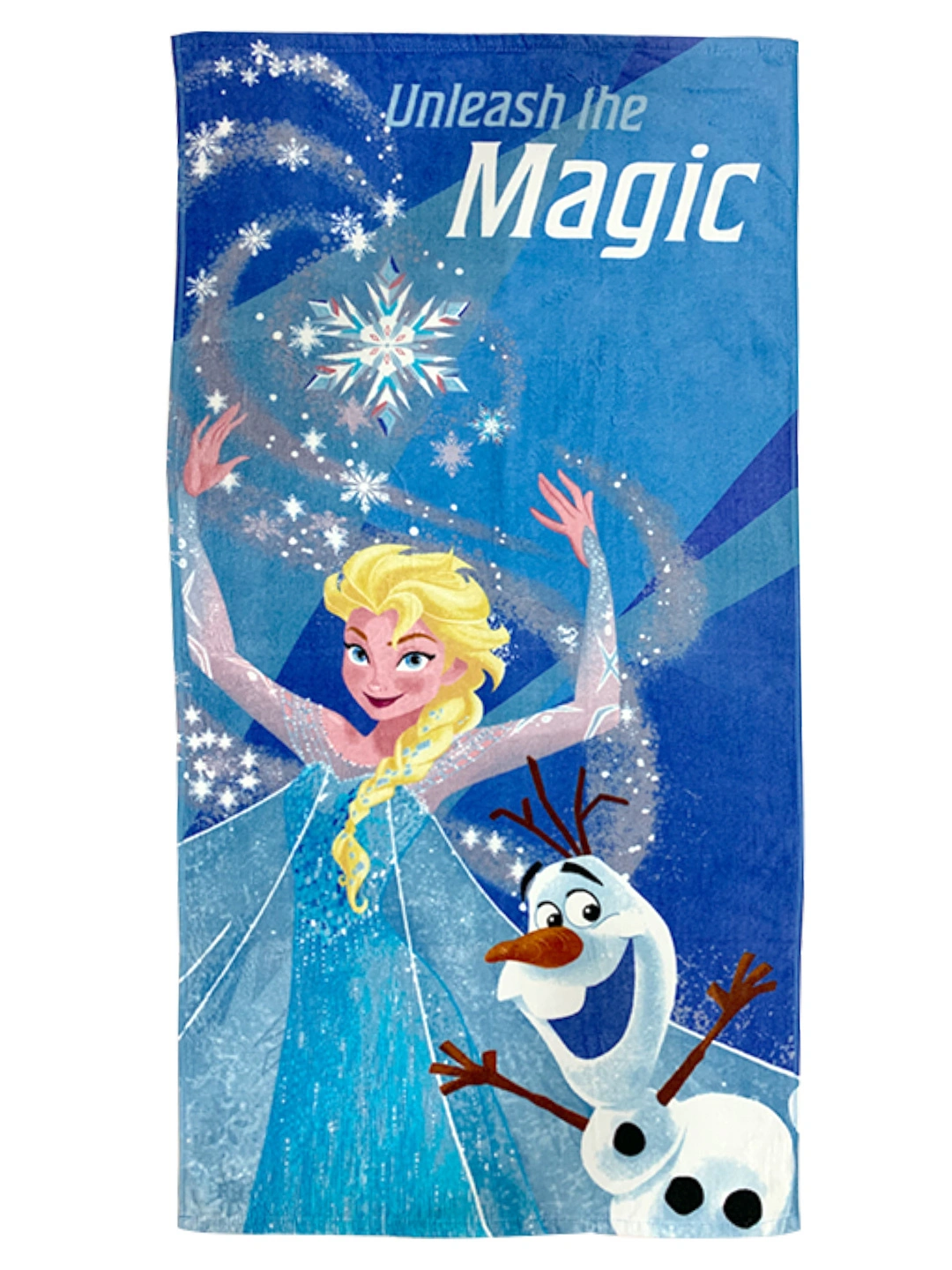 Athom Trendz Disney Frozen Kids Bath Towel 350 GSM 60x120 cm (Blue)(SKU-L13)-2