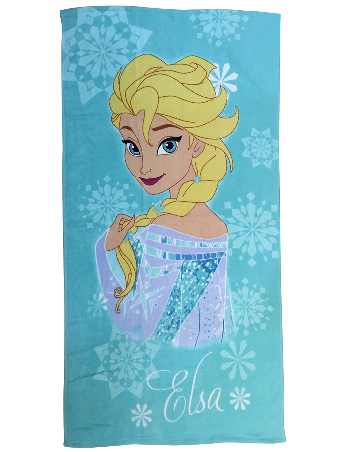 Athom Trendz Disney Frozen Bath Towel 350 GSM 60x120 cms (Blue)(SKU-L17)-2