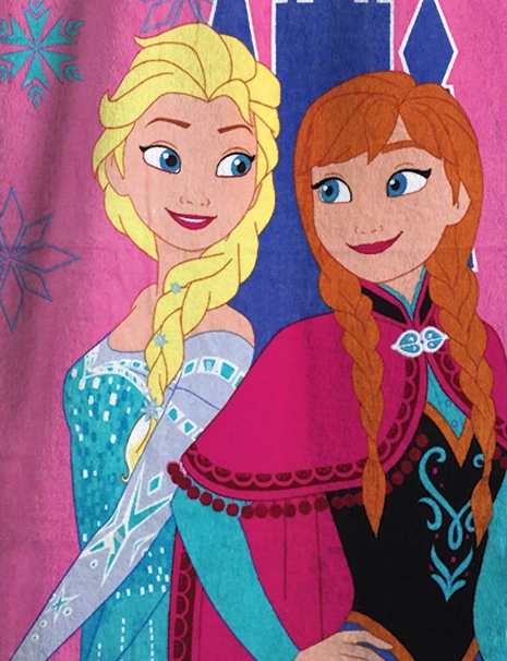 Athom Trendz Disney Frozen 2 Bath Towel 350 GSM 60x120 cms (Pink)(SKU-L18)-4