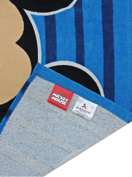 Athom Trendz Disney Mickey Mouse Kids Bath Towel 350 GSM 60x120 cm (Blue)(SKU-L19)-3