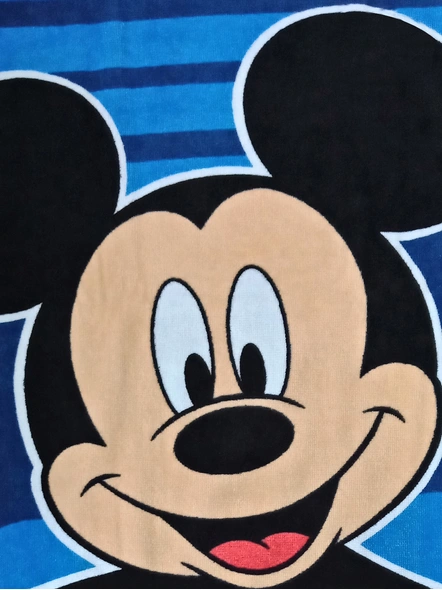 Athom Trendz Disney Mickey Mouse Kids Bath Towel 350 GSM 60x120 cm (Blue)(SKU-L19)-4