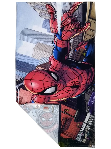 Athom Trendz Marvel Spiderman Kids Bath Towel 350 GSM 60x120 cm (Red)(SKU-L24)-3