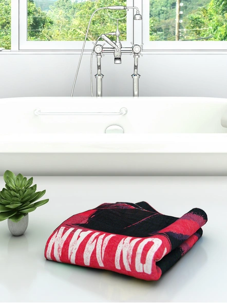 Athom Trendz Marvel Ironman Kids Bath Towel 350 GSM 60x120 cm (Red)(SKU-L25)-1