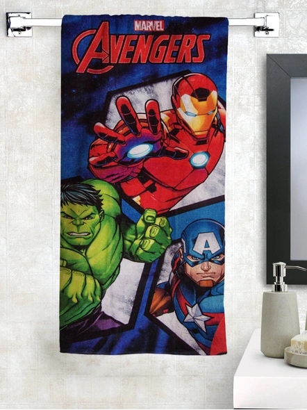 Athom Trendz Marvel Avengers Kids Bath Towel 350 GSM 60x120 cm (Multicolor)(SKU-L26)-L26