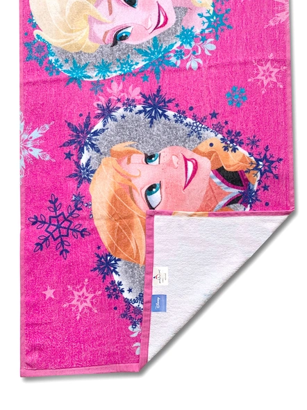 Athom Trendz Disney Frozen Kids Bath Towel 350 GSM 60x120 cm (Red)(SKU-L3)-3