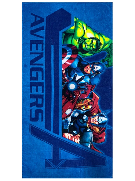 Athom Trendz Marvel Avengers Kids Bath Towel 350 GSM 60x120 cm (Blue)(SKU-L32)-2