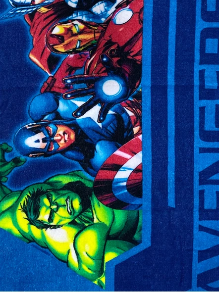 Athom Trendz Marvel Avengers Kids Bath Towel 350 GSM 60x120 cm (Blue)(SKU-L32)-4