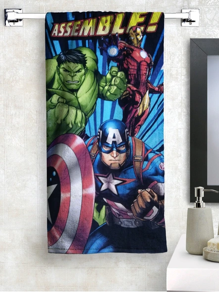 Athom Trendz Marvel Avengers Kids Bath Towel 350 GSM 60x120 cm (Multicolor)(SKU-L33)-L33
