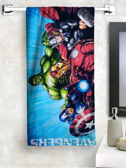Athom Trendz Marvel Avengers Kids Bath Towel 350 GSM 60x120 cm (Multicolor)(SKU-L34)-L34