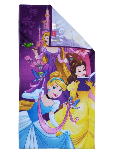 Athom Trendz Disney Princess Kids Bath Towel 350 GSM 60x120 cm (Multicolor)(SKU-L8)-3