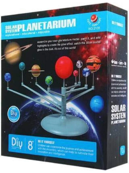 3D Solar System Planetarium Model l Science Kits Educational Astronomy DIY Toy- Multi Color (Multicolor) G314-1