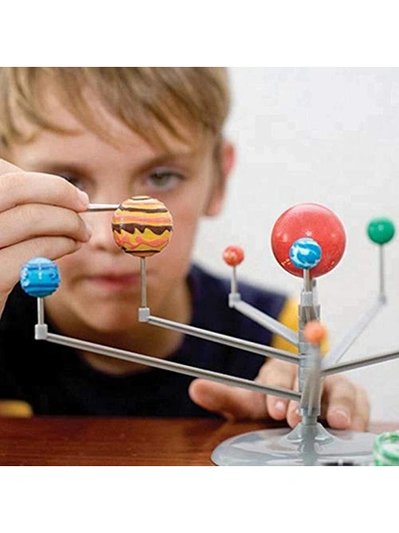 3D Solar System Planetarium Model l Science Kits Educational Astronomy DIY Toy- Multi Color (Multicolor) G314-3