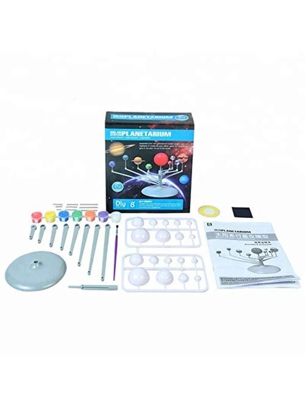 3D Solar System Planetarium Model l Science Kits Educational Astronomy DIY Toy- Multi Color (Multicolor) G314-4