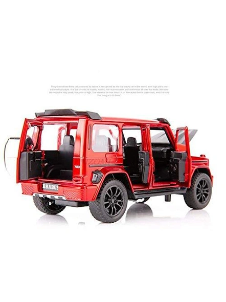 4 Wheel Barboos Diecast Metal Cars Pull Back Car Toys for Kids Heavy Frictin Powered with Opeanable Door and Attrective Car Strartup Sound with Blinking Headlights and Backlight G320-5