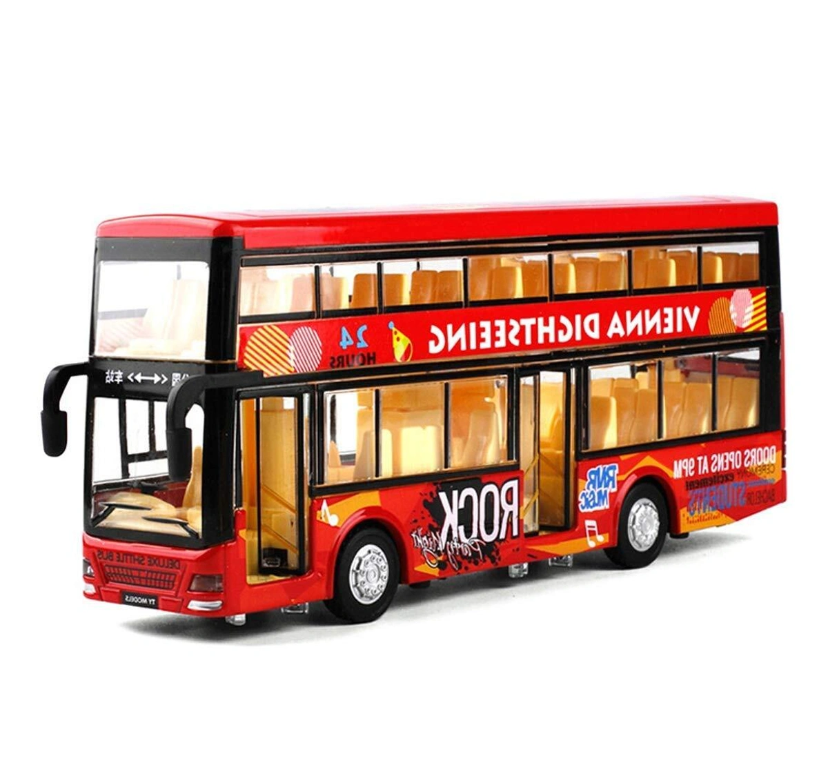 Miniature Bus Metal Model