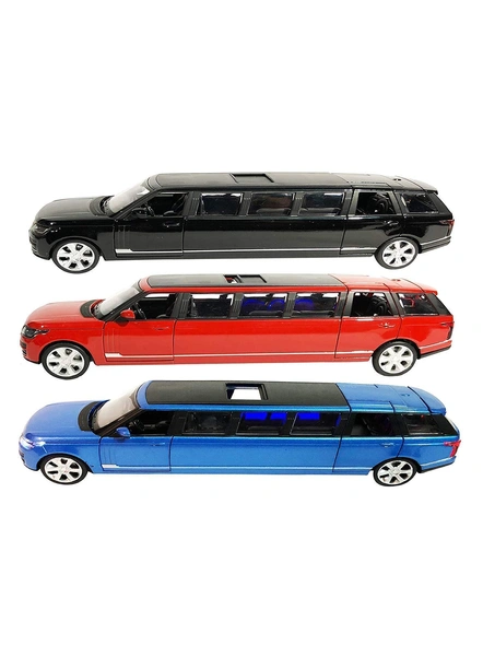 Long Range Rover Model Pull Back Action Die Cast Metal Car with Music and Lights G327-G327