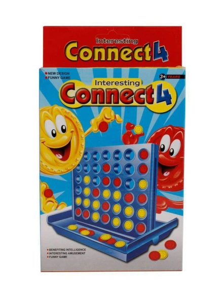Connect 4 Game Classic Master Foldable Kids Children Line Up Row Board Puzzle Toys Gifts Board Game Educational Math Fun Toy G341-1