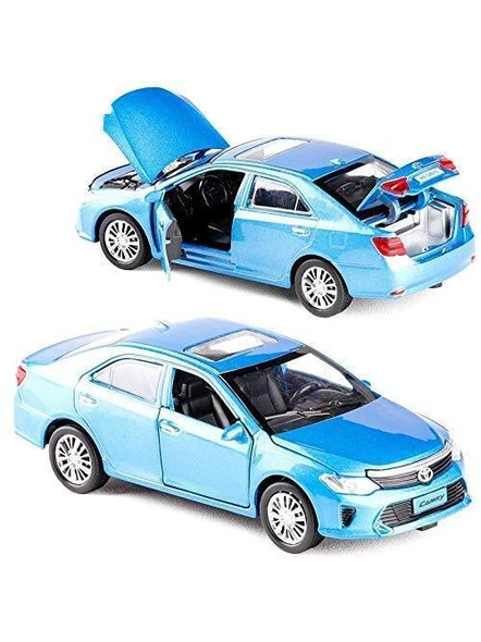 1:32 Diecast Metal Pullback Toy car with Openable Doors &amp; Light, Music Boys car for Kids Best Toys Gifts Toys for Kids 3 Years Boys Girls,Toyota Camry. G344-2