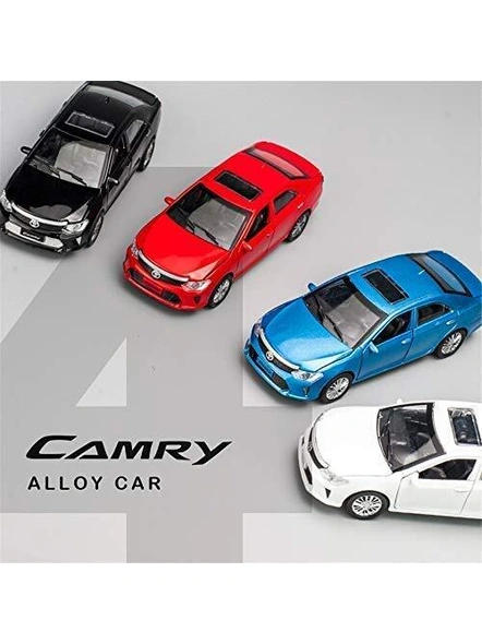 1:32 Diecast Metal Pullback Toy car with Openable Doors &amp; Light, Music Boys car for Kids Best Toys Gifts Toys for Kids 3 Years Boys Girls,Toyota Camry. G344-5