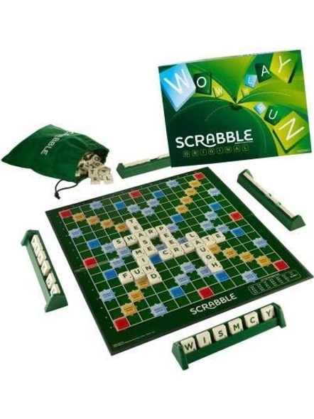 Crossword Scrabble Board Game | Big Size Spelling Game for Kids &amp; Adult | Multi-Player Board Game for Kids G346-G346