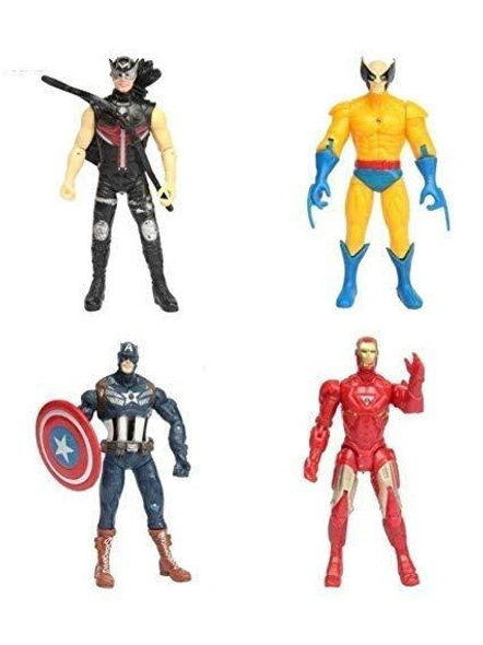Iron Man Thor Hulk Captian America 8 in 1 America Heroes Toy Set(Multi Color) G350-1