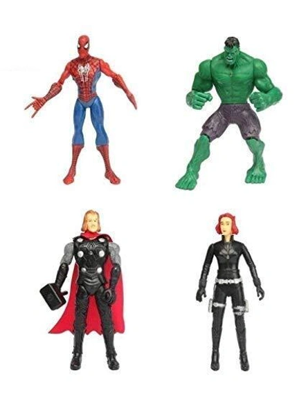 Iron Man Thor Hulk Captian America 8 in 1 America Heroes Toy Set(Multi Color) G350-2