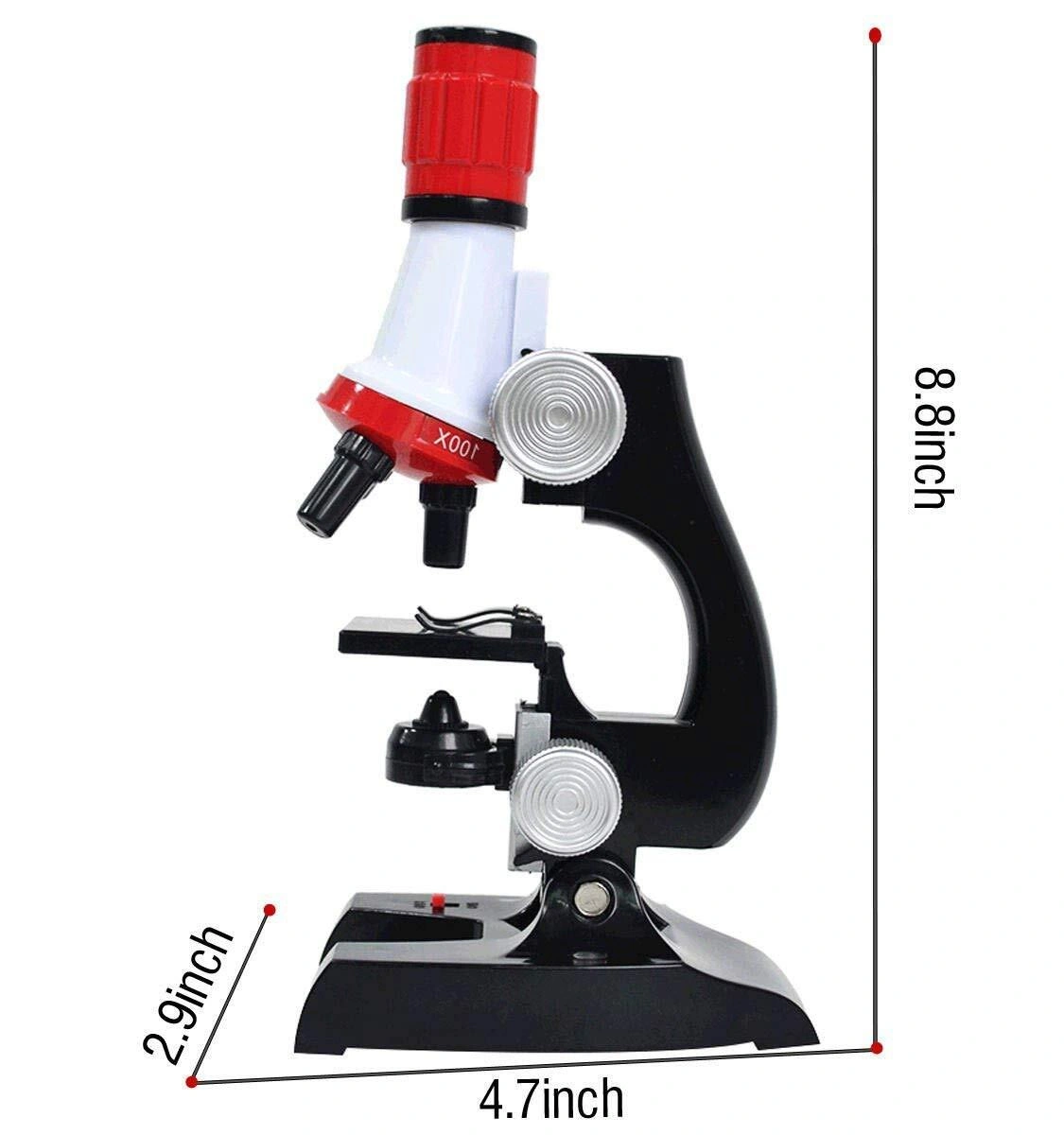 UPYAA Coffret Microscope Zoom 100 à 1200 + 28 Accessoires pas cher 