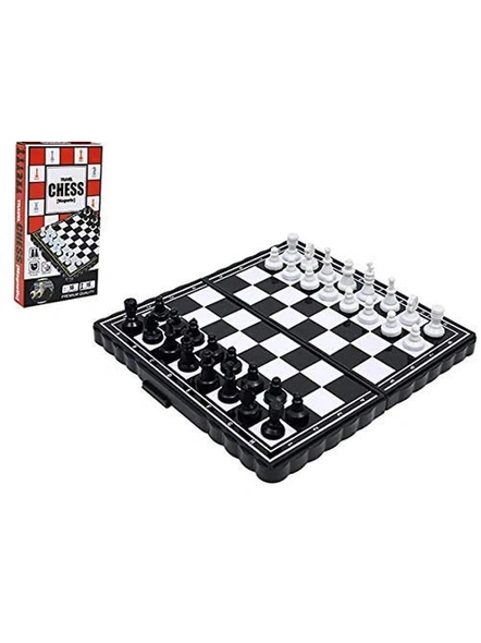 Pocket Size Magnetic Travel Chess | Mini Foldable Chess Board Game G365-G365