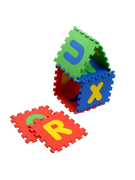 26 Pieces EVA Foam Puzzle Mats Interlocking Learning Alphabet ABC Jigsaw Tiles (Large) G383-5