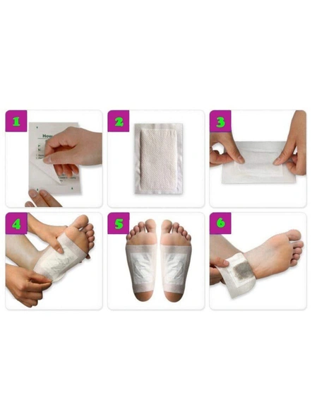 Acupressure Health Care Systems Kinoki Foam, ABS Cleansing Detox Foot Spa Pads - (Pack of 10) G410-4
