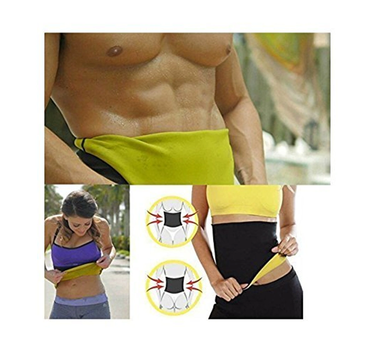 Buy Hot Slimming Shaper Belt (Pack Of 1 - Multicolor) at Sehgall