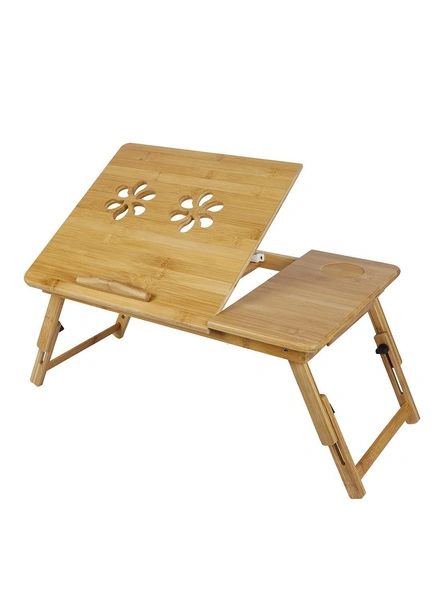 Multipurpose Foldable Wooden Laptop Table, Bed Tray, Study Table, Drawing Activity Table with Adjustable Height G422-2