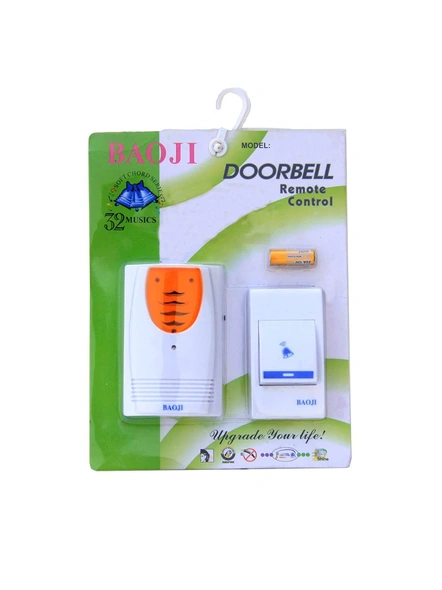 Musical Sound Melody Music Cordless Wireless Remote Door Bell for Home, Shop, Office (Multi-Design) G436-1