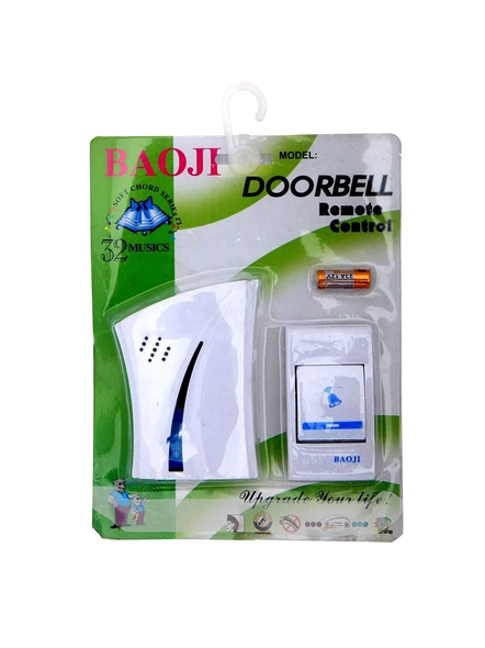 Musical Sound Melody Music Cordless Wireless Remote Door Bell for Home, Shop, Office (Multi-Design) G436-3