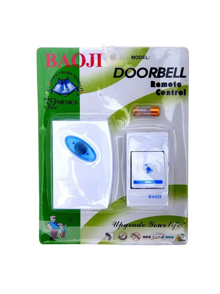 Musical Sound Melody Music Cordless Wireless Remote Door Bell for Home, Shop, Office (Multi-Design) G436-5