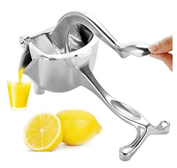 1pc, Stainless Steel Lemon Squeezer, Juicer With Bowl Container For Oranges  Lemons Fruit, Portable Orange Juicer, Manual Juicer, Orange Juice Presser